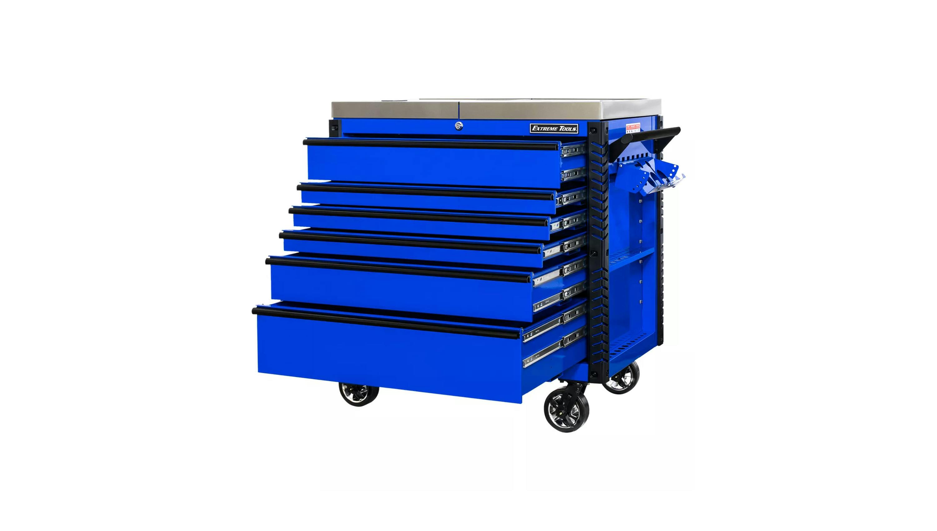 Extreme Tools EX Professional Series 41&rdquo; 6 Drawer Sliding Top Tool Cart