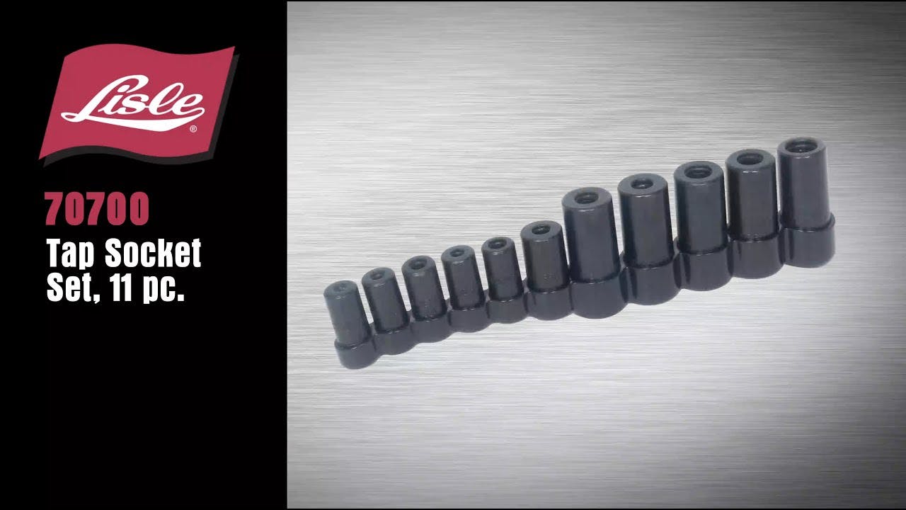 Lisle 70700 Tap Socket Set, 11 pc