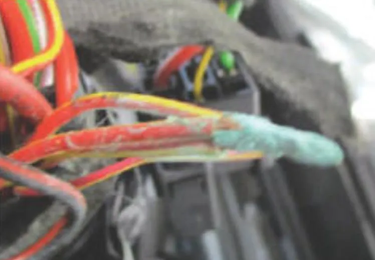 Look for corroded wire splices. Look for corroded wire splices.