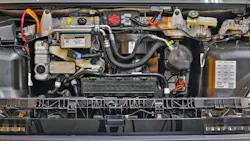 Figure 3 — Mega beam with a 1000V-rated A/C compressor - 2024 Cybertruck Figure 3 — Mega beam with a 1000V-rated A/C compressor - 2024 Cybertruck