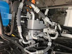 The 2022 IONIQ also uses a refrigerant-to-coolant heat exchanger for thermal management of the high-voltage battery system. The 2022 IONIQ also uses a refrigerant-to-coolant heat exchanger for thermal management of the high-voltage battery system.