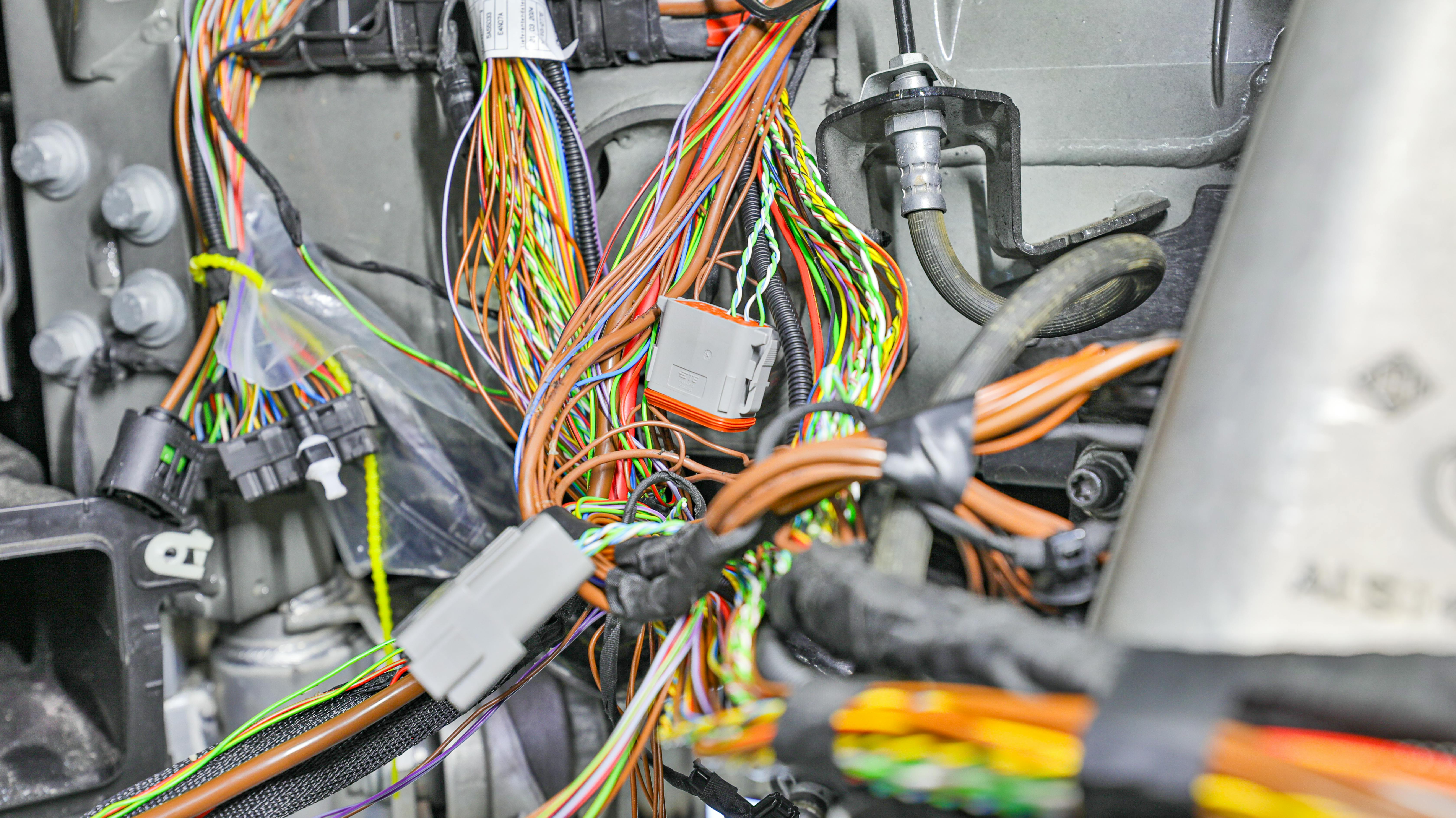 Figure 4 &mdash; Modern vehicle network wiring