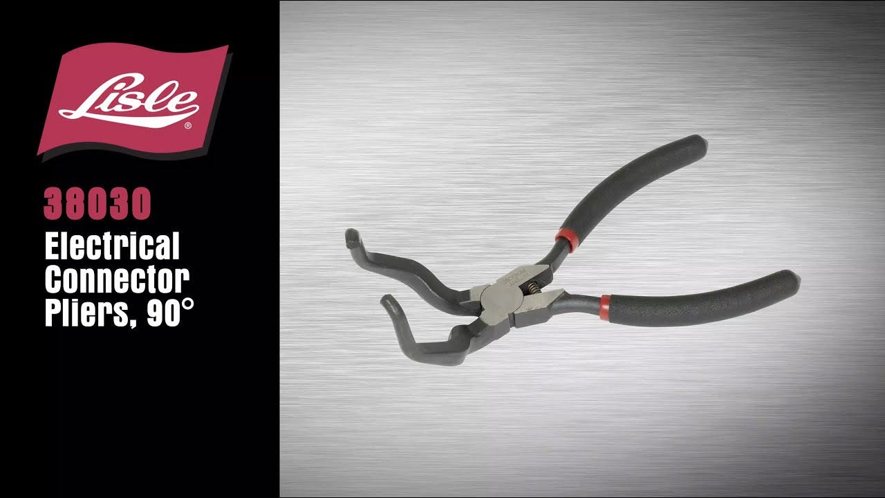 Lisle 38030 Electrical Connector Pliers, 90&deg;