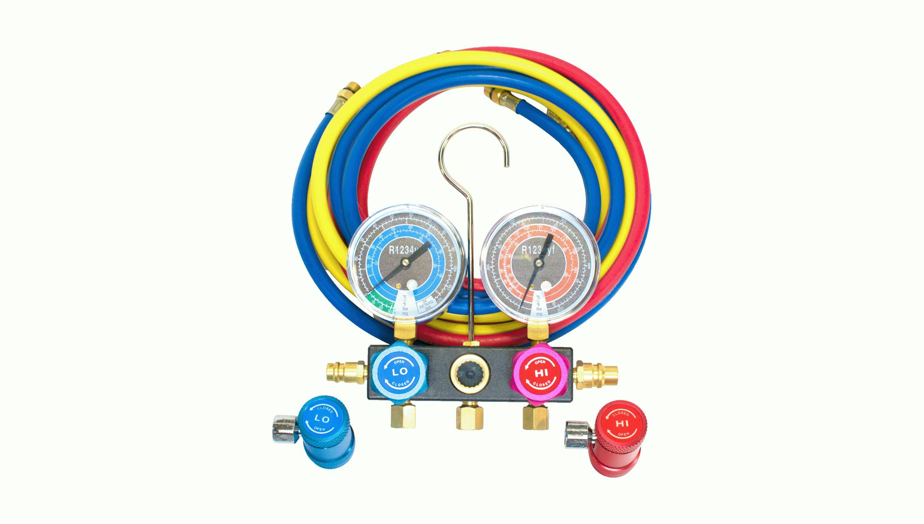 FJC R-1234yf Aluminum Manifold Gauge Set, No. 6852