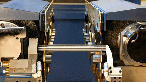 The CFMcurve machining center is a patented process that machines each workpiece end simultaneously using 12 independent servocontrolled axes Machining options include threading boring profile turning grooving radius edges and angled chamfering