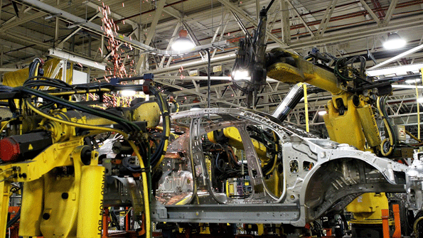2012 Chevrolet Cruze assembly at GMrsquos Lordstown Assembly plant in Ohio Space is being cleared in the body shop there to install machinery to build the ldquonext generationrdquo of the compact sedan