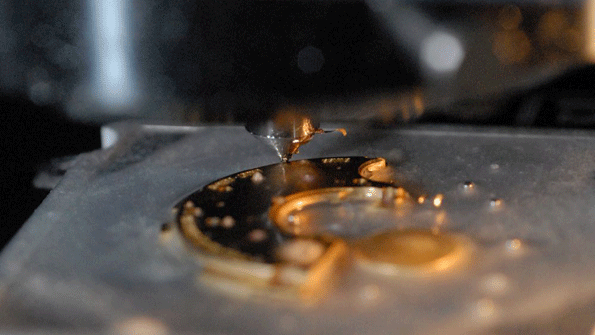 Finepattern inscribing is one of the highly demanding critical functions that watchmakers insist must be performed with reliability and precision mdash and possible mainly because of the designs of the machine tools and the skill of the CAM program developers