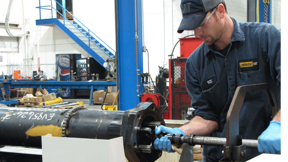 An operator inserts a tool in the honing machine at the start of a cycle Whane Supply hones cylinders with bore IDs up to 17 in The HTA tubehoning system supplied by Sunnen handles parts weighing up to 8000 lb 3629 kg with ID ranges from 25 to 21 in 635 to 533 mm