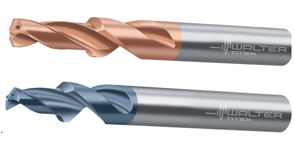 Walterrsquos new chamfering drills the Walter Titex Xmiddottreme Step 90 above and the Walter Titex Xmiddottreme Pilot Step 90 below are effective for a broad range of materials