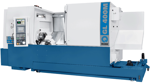 Induacutestrias Romi introduced two new turning centers this month at Brazilrsquos Feimafe 2013 exhibition The GL 400 turns parts up to 400 mm diameter and 1000 mm long
