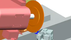NUMRoto tool grinding software now allows use of a production clamping system for profile inserts in the 3D simulator NUMRoto tool grinding software now allows use of a production clamping system for profile inserts in the 3D simulator
