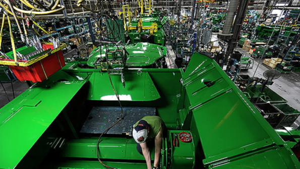 Deere and Co stated that it must align its manufacturing workforce with market demand