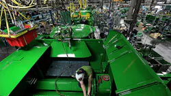 Deere and Co stated that it must align its manufacturing workforce with market demand Deere and Co stated that it must align its manufacturing workforce with market demand