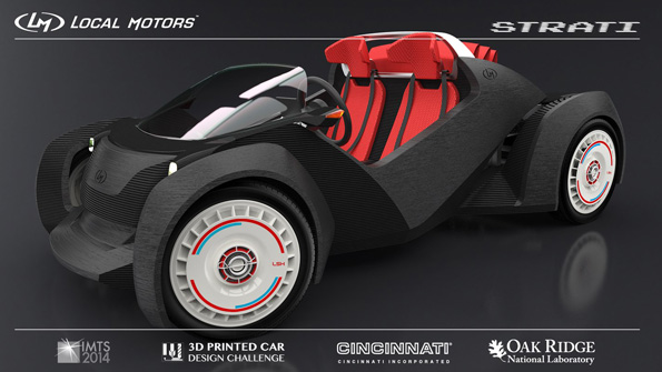 Local Motors Strati 3D Printed Car
