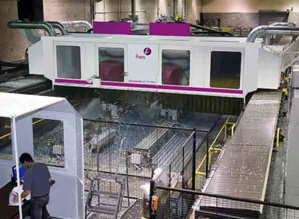 The modular XP profiler carries from one to five ABaxis spindle heads in a travelinggantry or travelingtable design allowing it to complete up to five parts per cycle