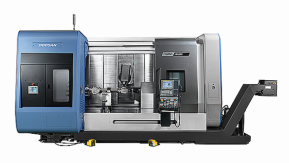 By integrating the capabilities of multiple machines into one system the Puma SMX Series puts into use milling and turning capabilities that reduce machining time overall and the number of machining operations a shop must handle