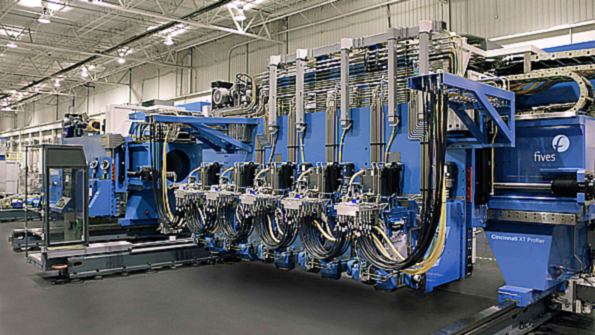 The new fiveaxis design uses the same sturdy frame that Cincinnati developed for the earlier threeaxis version of the XT profiler