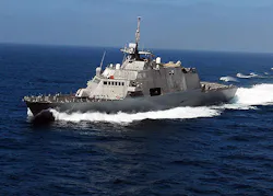 Lockheed noted the US Navyrsquos 2010 ldquoblock buyrdquo contract for the Freedomclass LCS has made it possible to optimize the design and development costs for the combatcapable vessels so that the latest ships are produced at half the cost of the originals Lockheed noted the US Navyrsquos 2010 ldquoblock buyrdquo contract for the Freedomclass LCS has made it possible to optimize the design and development costs for the combatcapable vessels so that the latest ships are produced at half the cost of the originals
