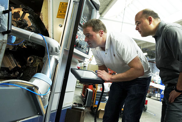 While developers like Universal Robotics have pioneered collaborative robots for manufacturing Lockheed Martin has taken the position that autonomous or semiautonomous robots working with people will require technology that is capable of mastering ldquoperception processing power and planningrdquo mdash the Four Prsquos