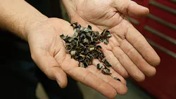 Big job big chips With the breakthrough Ingersoll insert AWC turns big valve bonnets using depths of cut of nearly 033 inch Freecutting tool geometry reduces cutting forces to make it possible Big job big chips With the breakthrough Ingersoll insert AWC turns big valve bonnets using depths of cut of nearly 033 inch Freecutting tool geometry reduces cutting forces to make it possible