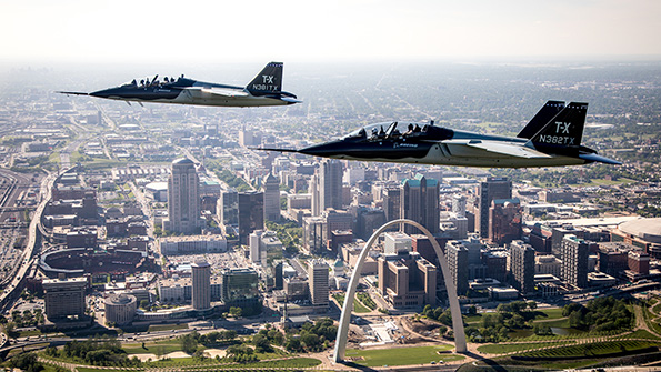 Boeingrsquos proposed TX jet is a singleengine twintail aircraft unveiled last year Two of the aircraft have been built and the initial flights were completed in December 2016