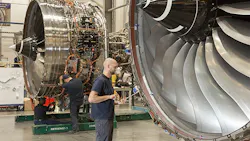 RollsRoyce Trent 7000 engine at the Derby England manufacturing center prior to delivery to Airbus in Toulouse France RollsRoyce Trent 7000 engine at the Derby England manufacturing center prior to delivery to Airbus in Toulouse France