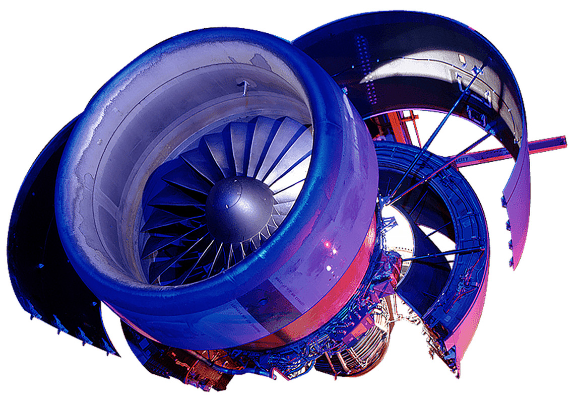 PW4000 turbofan engine