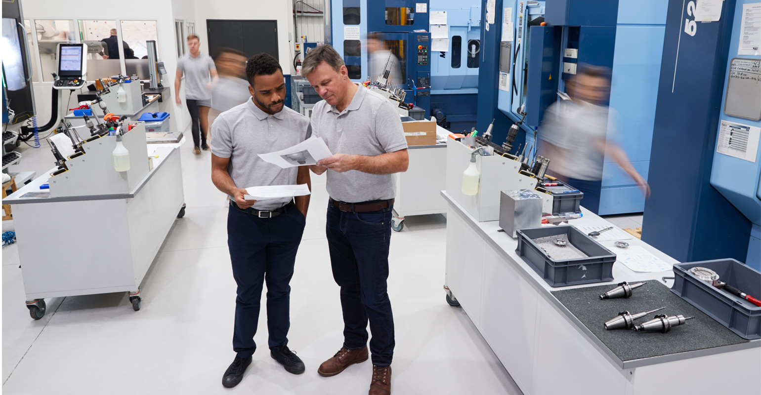 CNC shop personnel check report