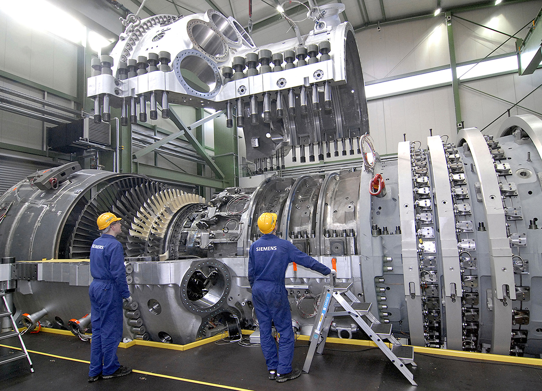 Siemens SGT5-8000H gas turbine