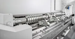 Due to its symmetric design, the Haas Multigrind® CB XL maintains stability and rigidity, regardless of part length. The effects of thermal growth are minimized because the grinding contact point is always in the center of the “box” frame. The axis configuration reduces unwanted transitions or vibrations. Due to its symmetric design, the Haas Multigrind® CB XL maintains stability and rigidity, regardless of part length. The effects of thermal growth are minimized because the grinding contact point is always in the center of the “box” frame. The axis configuration reduces unwanted transitions or vibrations.
