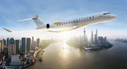 Bombardier's Global 7500 business jet. Bombardier's Global 7500 business jet.