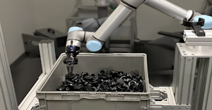 ActiNav is a new UR+ application kit that simplifies the integration of autonomous bin picking of parts and accurate placement in machines using UR cobots.