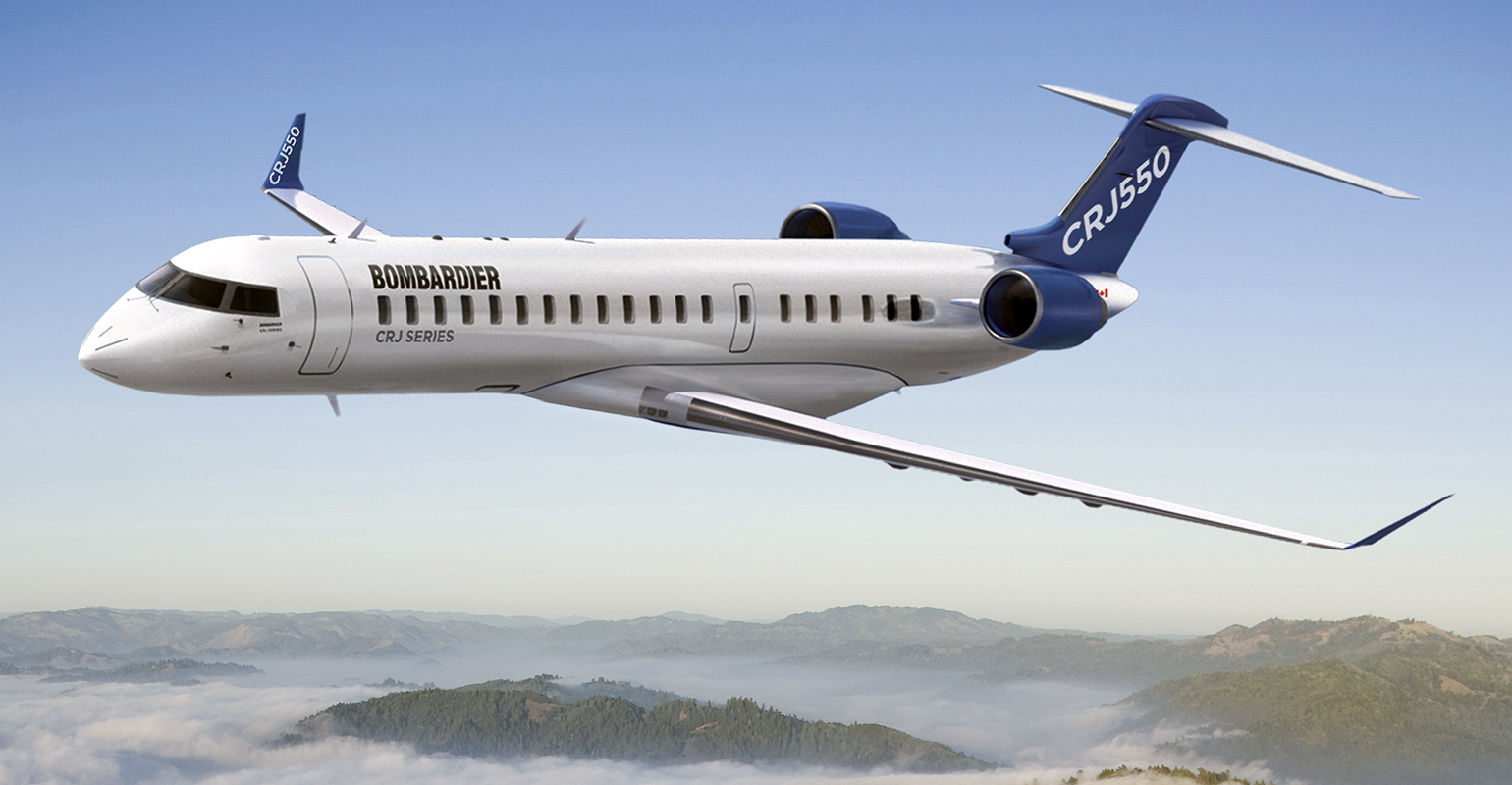 The CRJ is a twin-engine regional aircraft program with more than 1,800 jets delivered to date. The latest model is the 50-seat CRJ550 aircraft, with United Airlines as the launch customer.