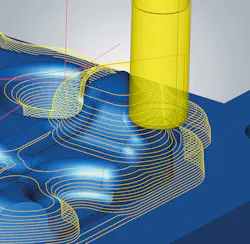 3D Z-level finishing makes possible machining with free tool geometry. 3D Z-level finishing makes possible machining with free tool geometry.