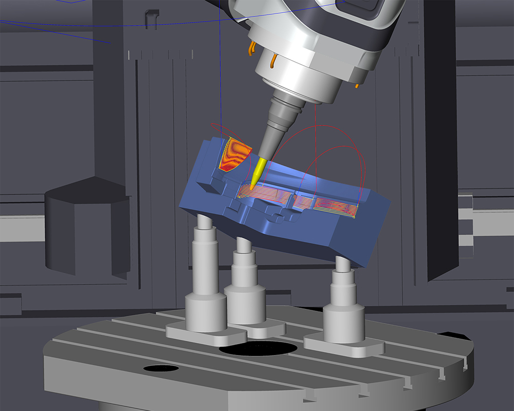 hyperMILL&circledR; VIRTUAL Machining Optimizer now detects violations of the axis limitations and optimizes movement sequences accordingly.