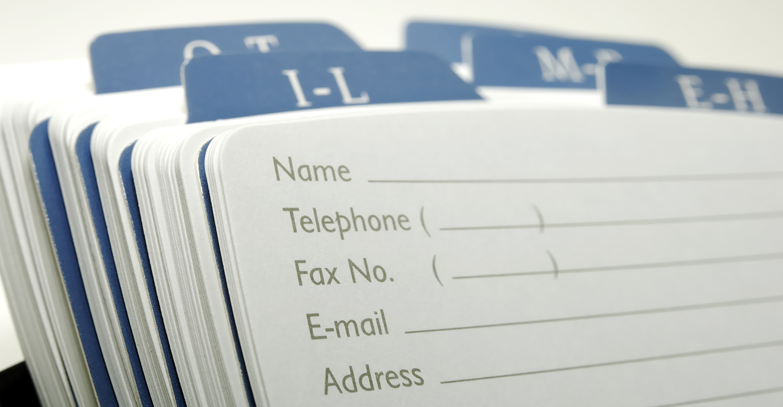 2081371 &copy; Dana Rothstein | Dreamstime.com A blank Rolodex.