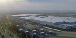 A rendering of the Ultium Cells LLC plant for EV batteries planned for Spring Hill, Tenn. A rendering of the Ultium Cells LLC plant for EV batteries planned for Spring Hill, Tenn.