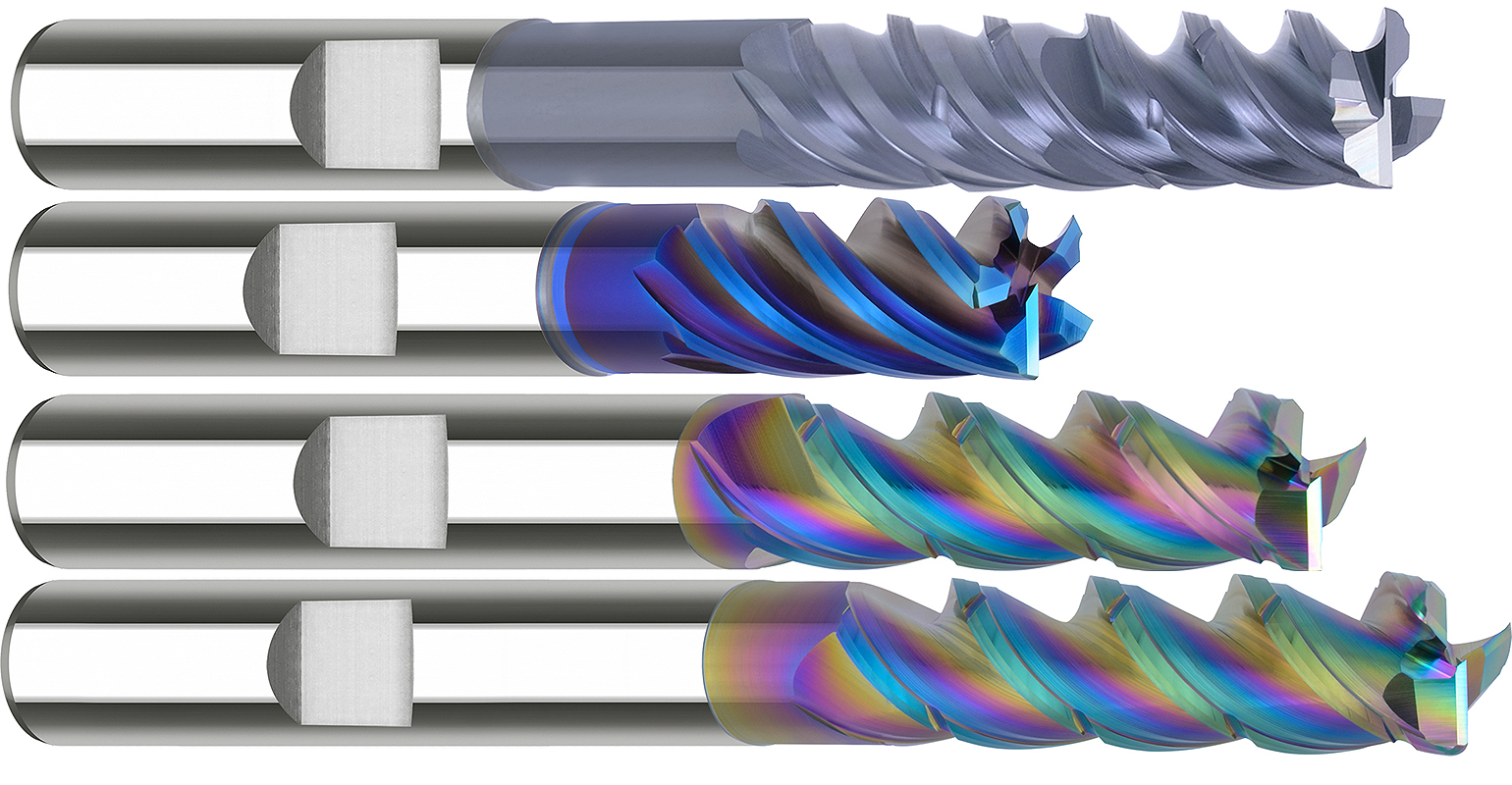 Examples of TSC milling cutters from Inovatools.