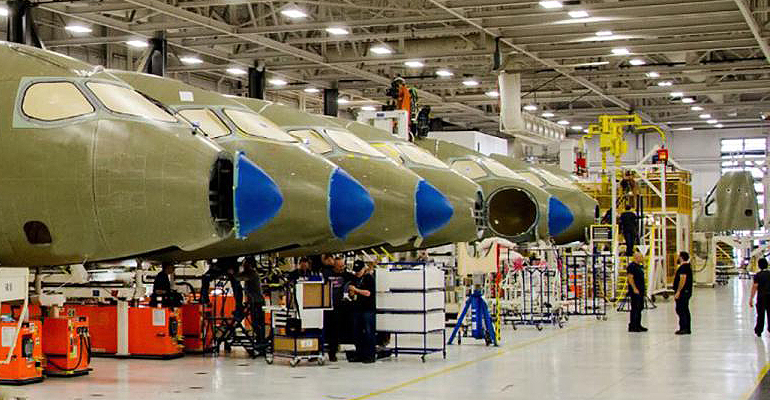 Airbus assembly operation, France.