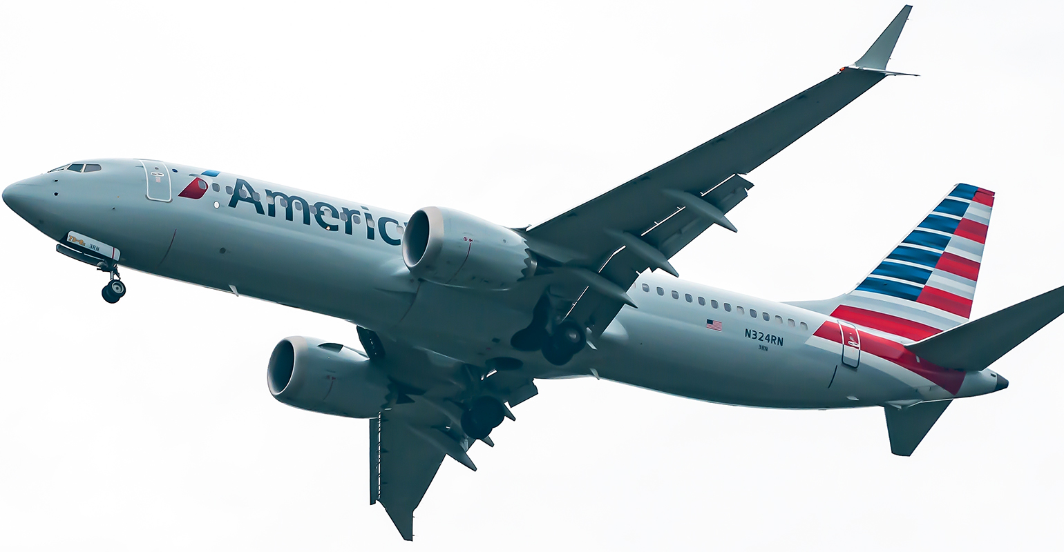 American Airlines, Boeing 737-8 MAX, N324RN, Washington Reagan National Airport, October 14, 2018