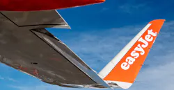 A320neo easyJet – 350th aircraft – close-up on sharklet. A320neo easyJet – 350th aircraft – close-up on sharklet.