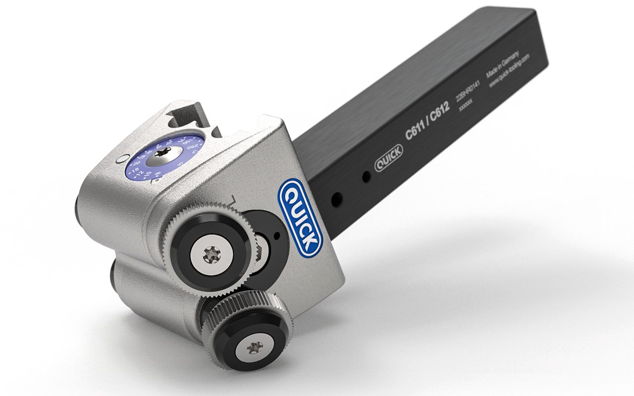 A Hommel & Keller Quick&circledR; knurling and marking tool.