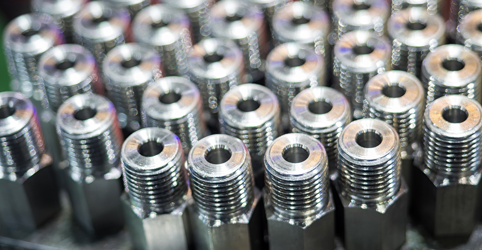 Precision-machined screws.