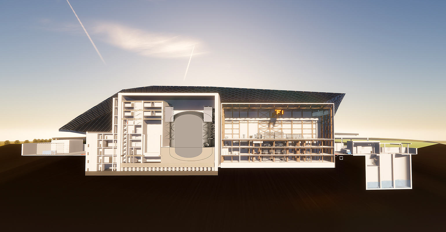 Rolls-Royce Small Nuclear Reactor concept illustration.