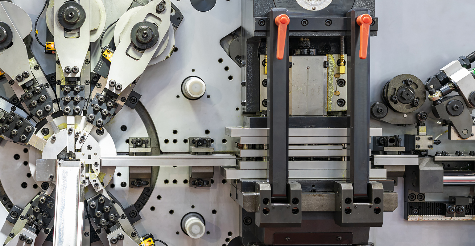 Punch / stamping section feed unit and slide tool function of CNC press.