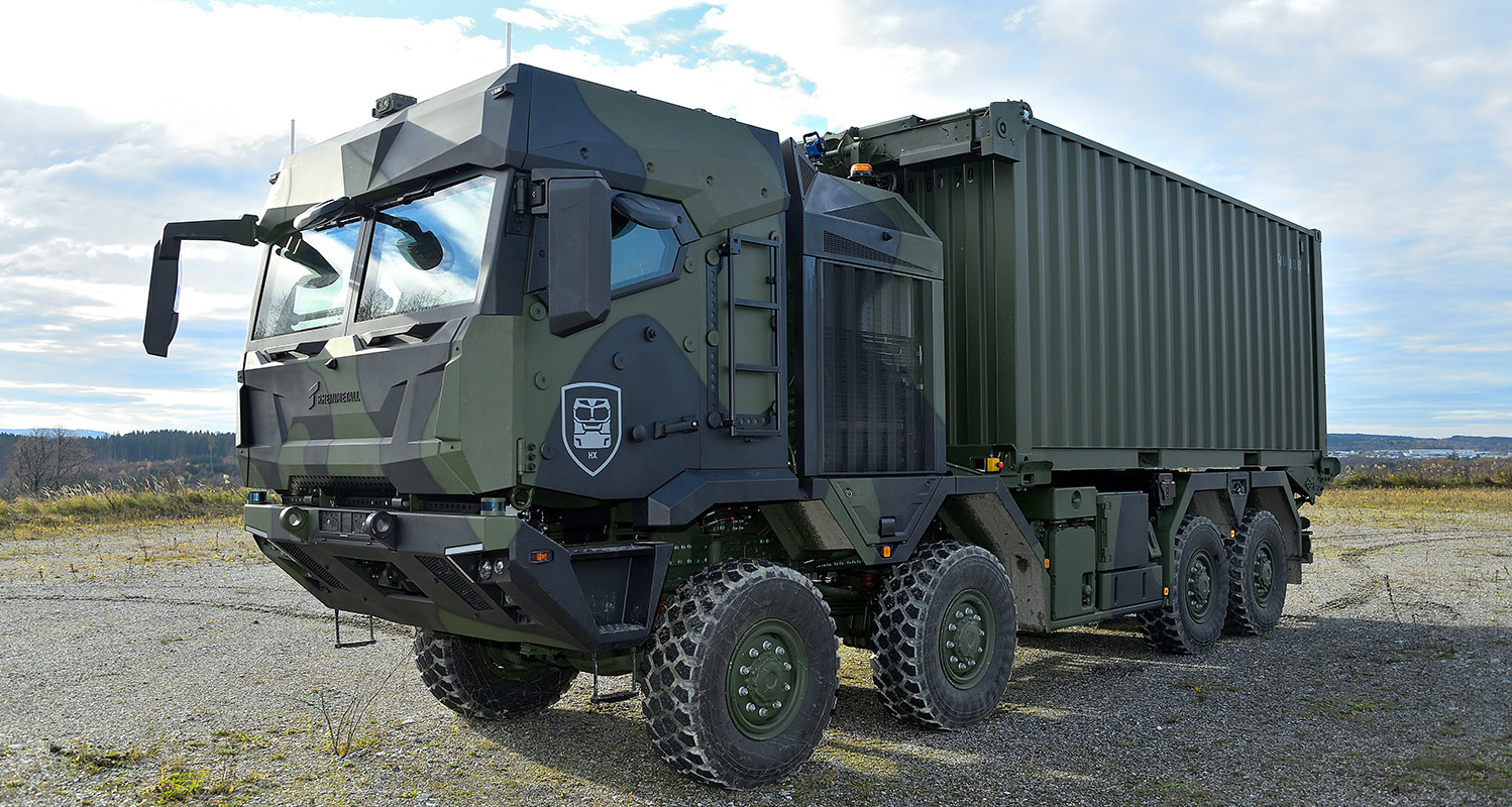 HX series trucks have been offered by Rheinmetall MAN Military Vehicles since 2003.