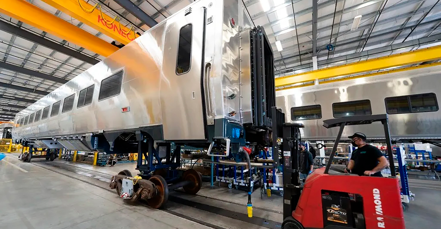 Siemens Mobility manufacturing plant in Sacramento, Calif.