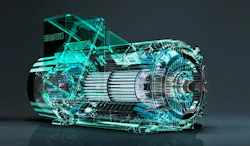 Siemens industrial motor illustration. Siemens industrial motor illustration.