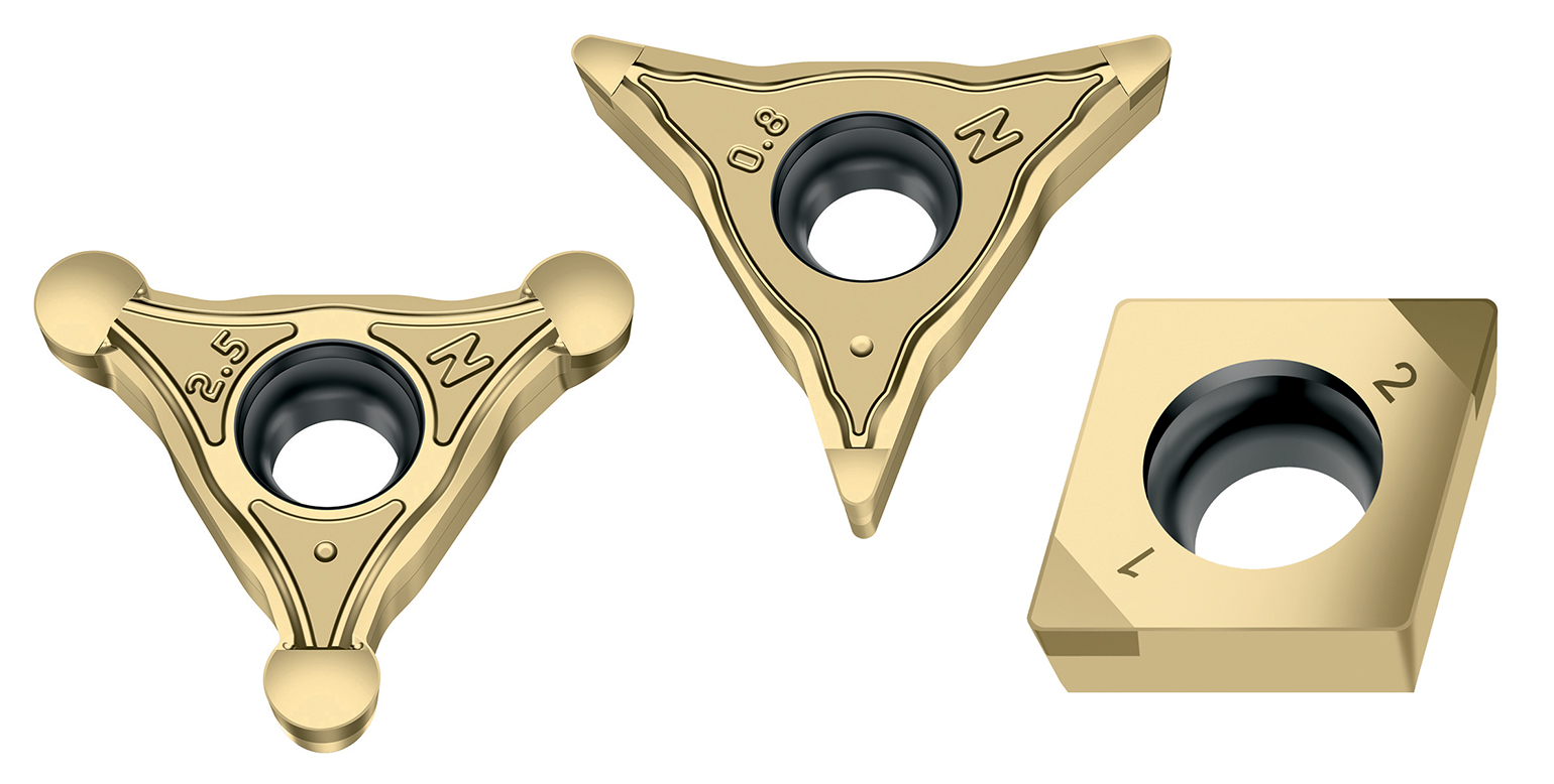 Walter CBN grade inserts for hard machining.