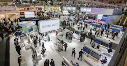 Hall 2 at CeBIT information technology trade show in Hannover, Germany on March 15, 2016. Hall 2 at CeBIT information technology trade show in Hannover, Germany on March 15, 2016.